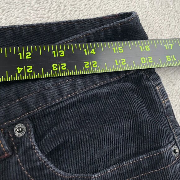 Polo Jeans Co. Womens Wendy Jean Pants Size 8/30 Black Corduroy Bootcut Y2K - Picture 5 of 13